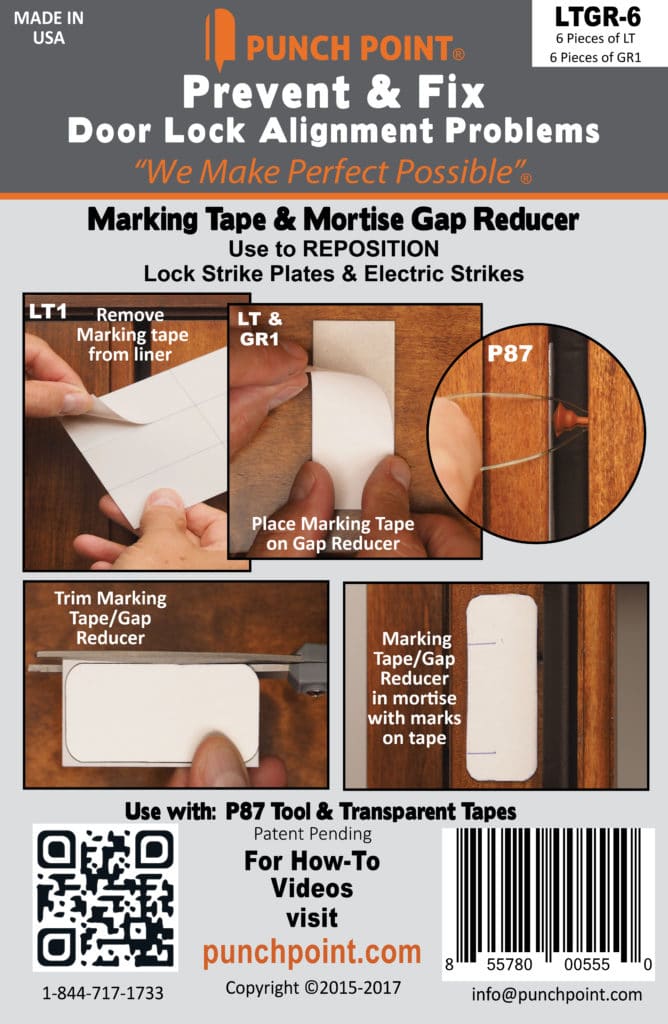 Marking Alignment Tape Punch Point Tools