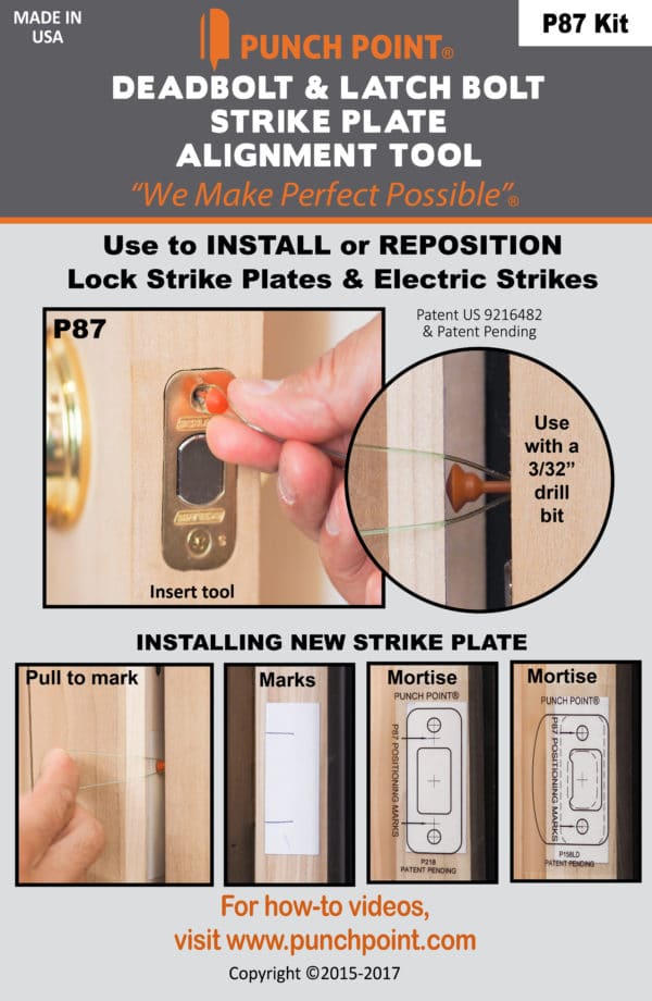 Lock Alignment Tools | Punch Point Tools